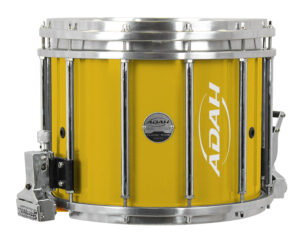 Instrumento de percussão marcial, caixa de alta tensão